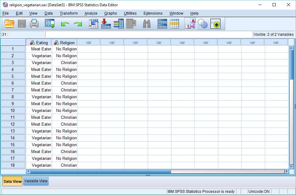 how to set default to listwise analysis on spss on mac