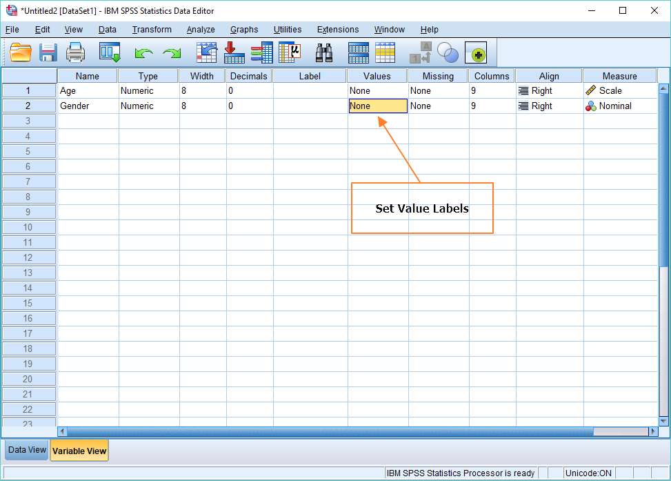 example of spss code