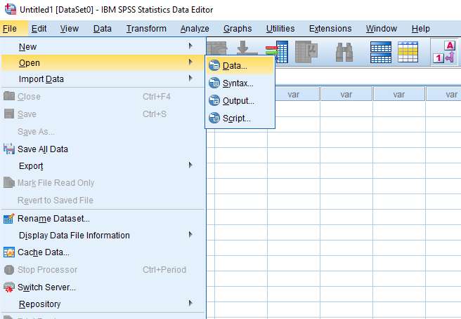 how to import excel into spss 23