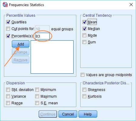 interquartile range spss ibm