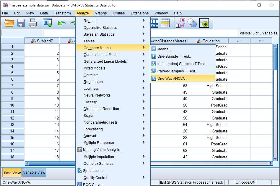 merging spss one to many data sets version 25