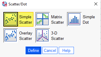Scatter Dot Dialog Box