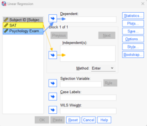 Simple Linear Regression in SPSS, Including Interpretation - EZ SPSS ...
